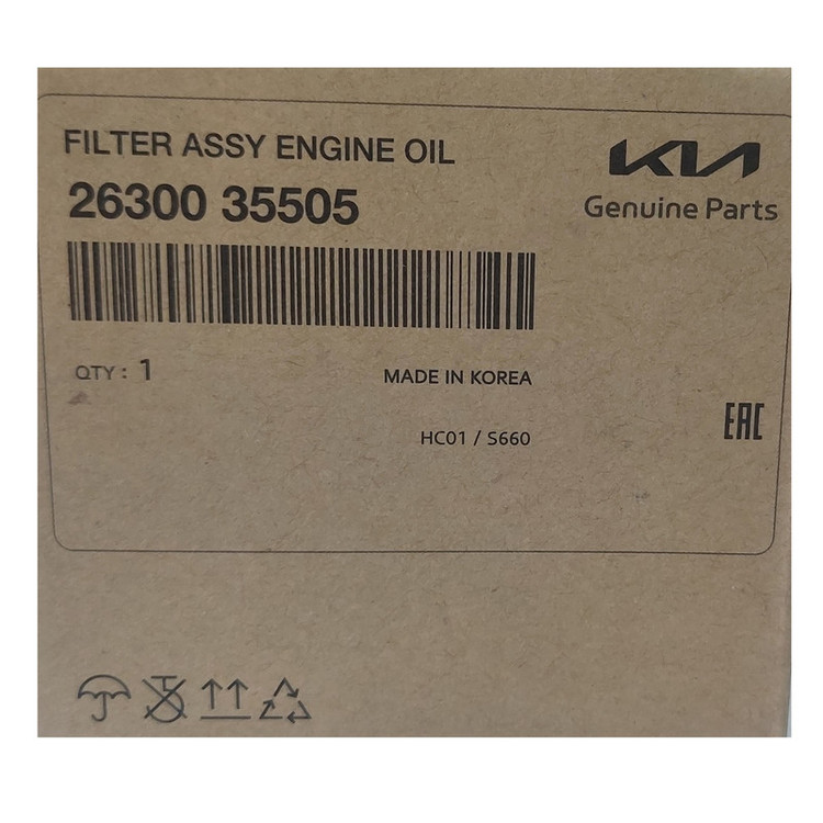 فیلتر روغن هیوندای کد 2630035505